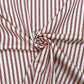 Kent Ticking Stripe Red Room Fabric