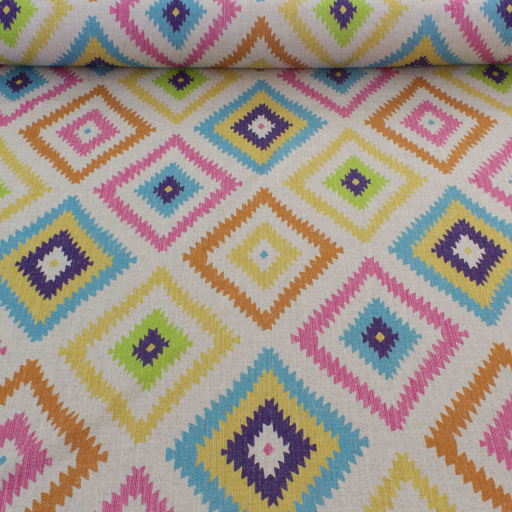 Paradise Ikat Room Fabric - Multicolor