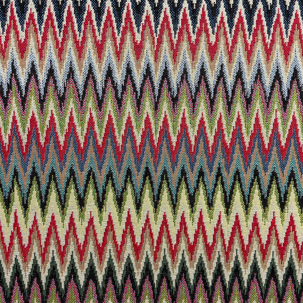 Zigzag Poca Jacquard Multi Fabric