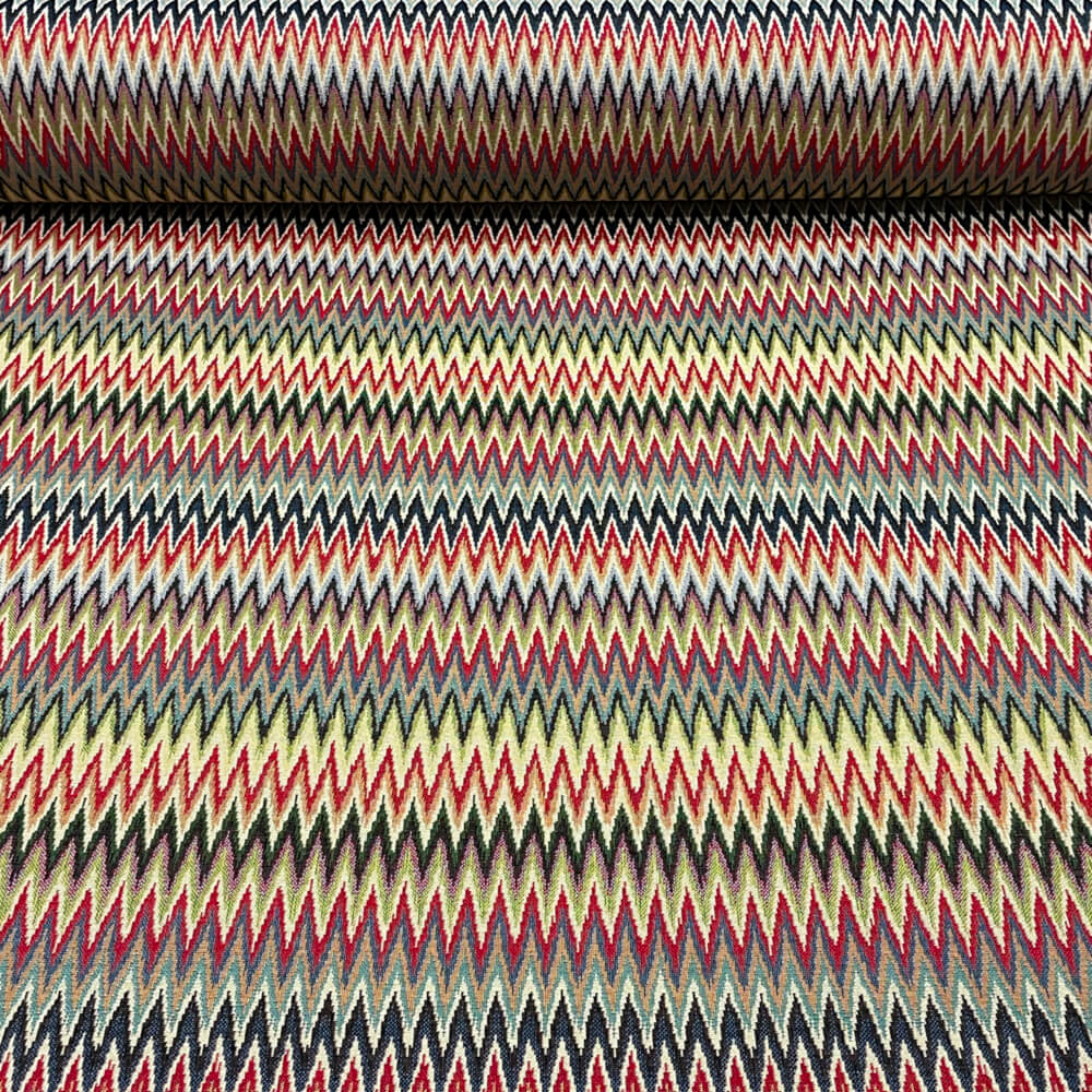 Zigzag Poca Jacquard Multi Room Fabric