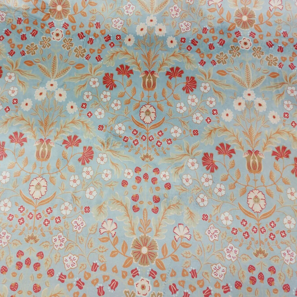 Windsor Duck Egg Velvet Fabric
