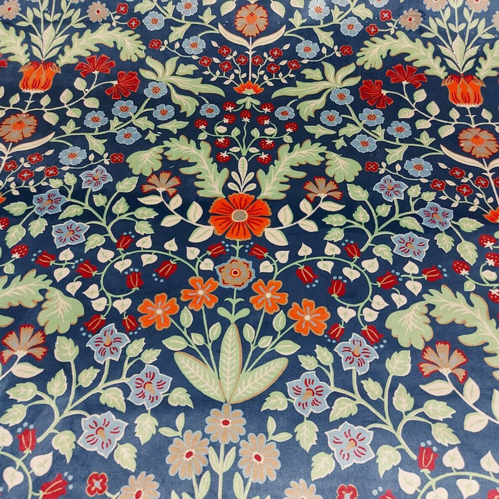 Windsor Navy Velvet Fabric