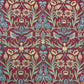 Strawberry Bird Tapestry Red Fabric
