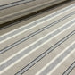 Princeton Stripe Grey Double Width Fabric