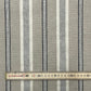 Princeton Stripe Grey Double Width Room Fabric