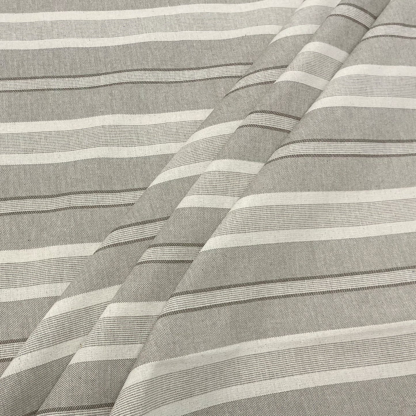 Princeton Stripe Cream Double Width Room Fabric