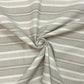 Princeton Stripe Cream Double Width Room Fabric