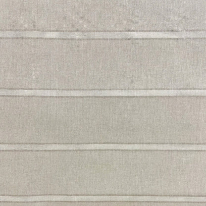 Double Stripe Cream Double Width Fabric