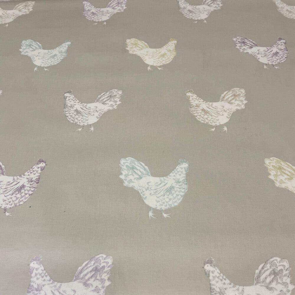 Voyage Chicken Run Oilcloth Room Fabric