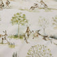 Voyage Boxing Hares White Room Fabric