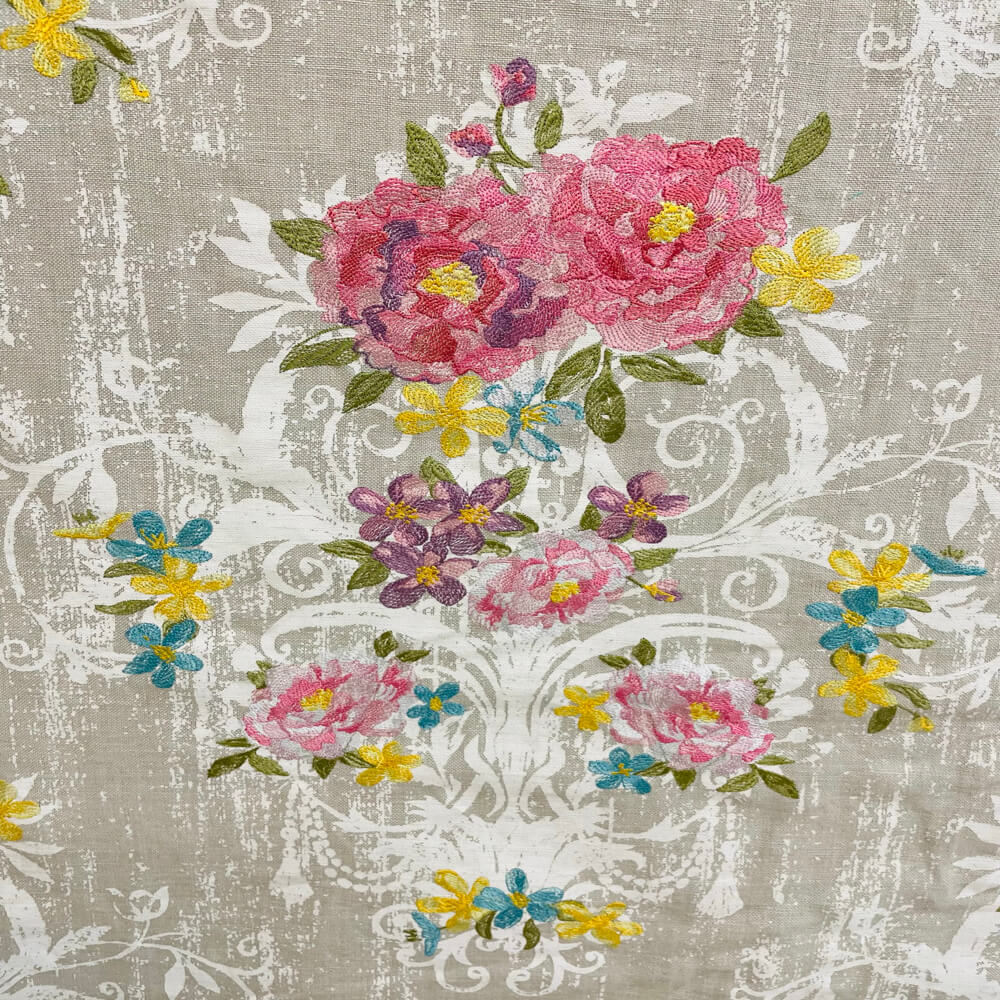 Voyage Maison Ainsley Peony Room Fabric - Pink