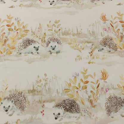 Voyage Maison Mr & Mrs Hedgehog Linen Fabric - Cream