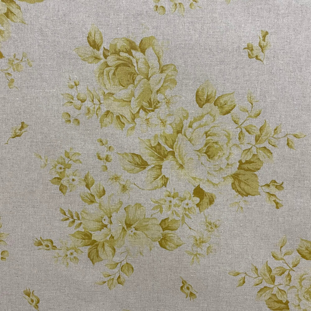 Dorothy Rose Yellow Double Width Fabric