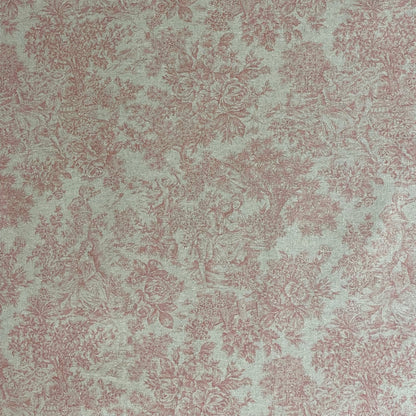 Vintage Toile Red Double Width Fabric