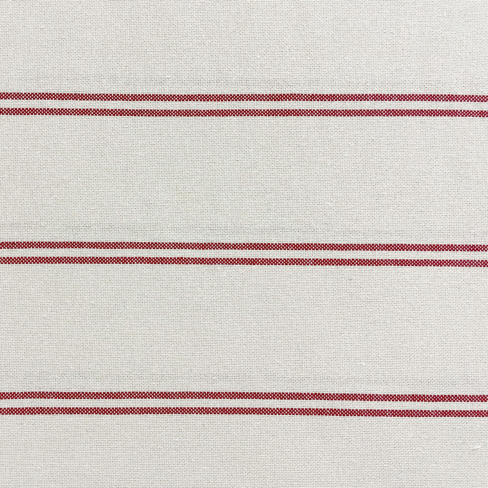 Toulouse Stripe Red Double Width Room Fabric