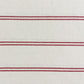 Toulouse Stripe Red Double Width Room Fabric