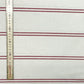 Toulouse Stripe Red Double Width Room Fabric