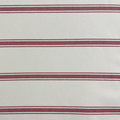 Lyon Stripe Red Double Width Fabric
