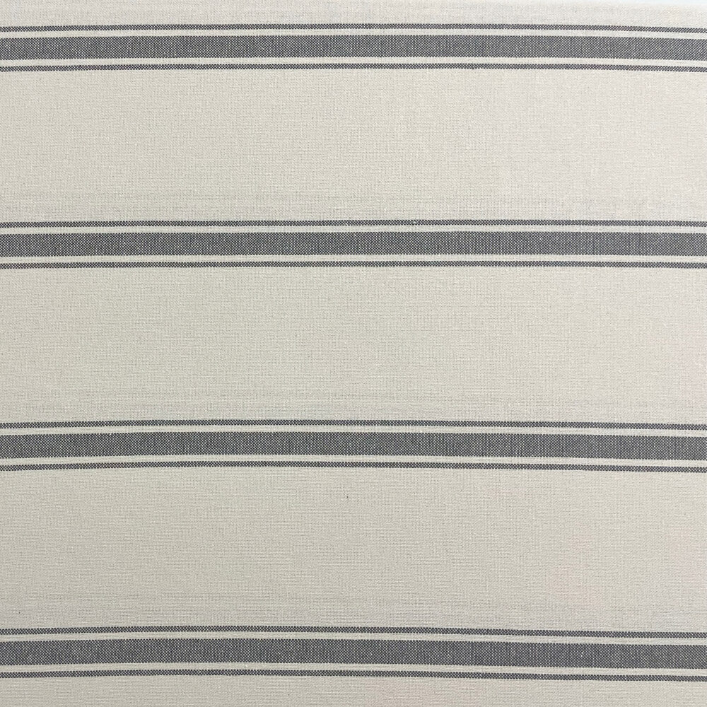 Lyon Stripe Grey Double Width Fabric