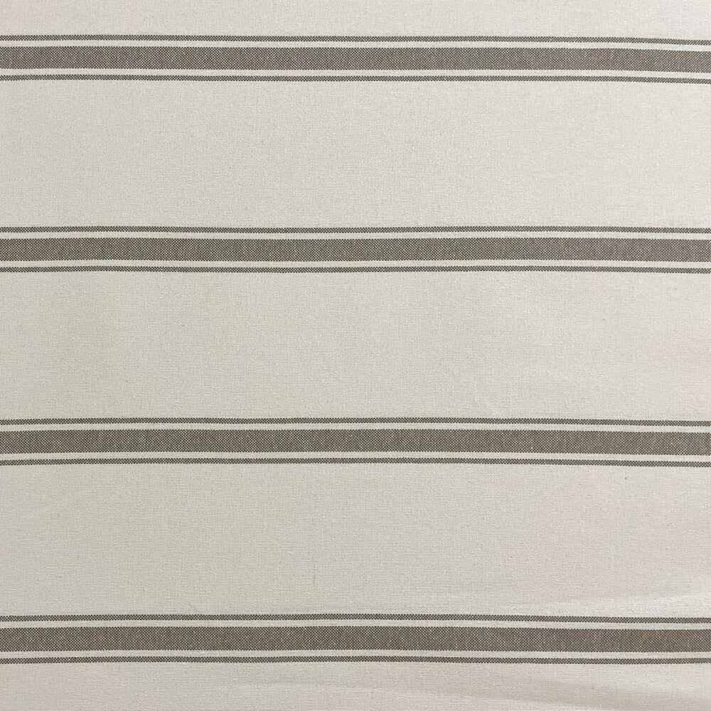 Lyon Stripe Taupe Double Width Fabric