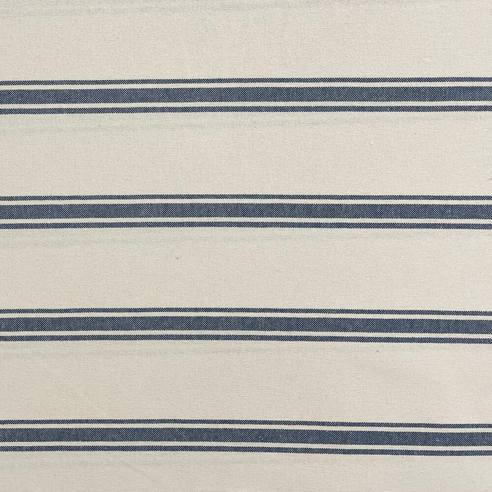 Limoges Stripe Blue Double Width Fabric