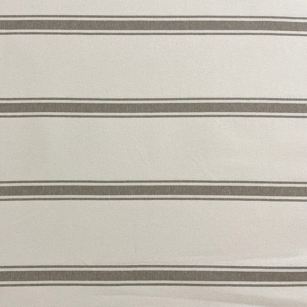 Limoges Stripe Taupe Double Width Fabric