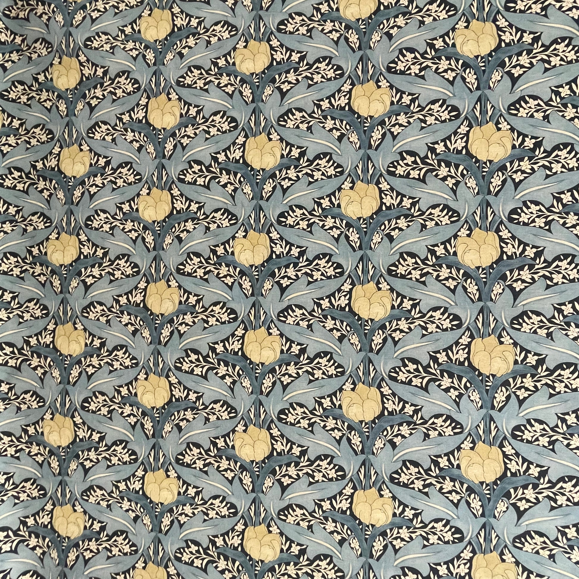 Morris Tulip Blue Double Width Fabric