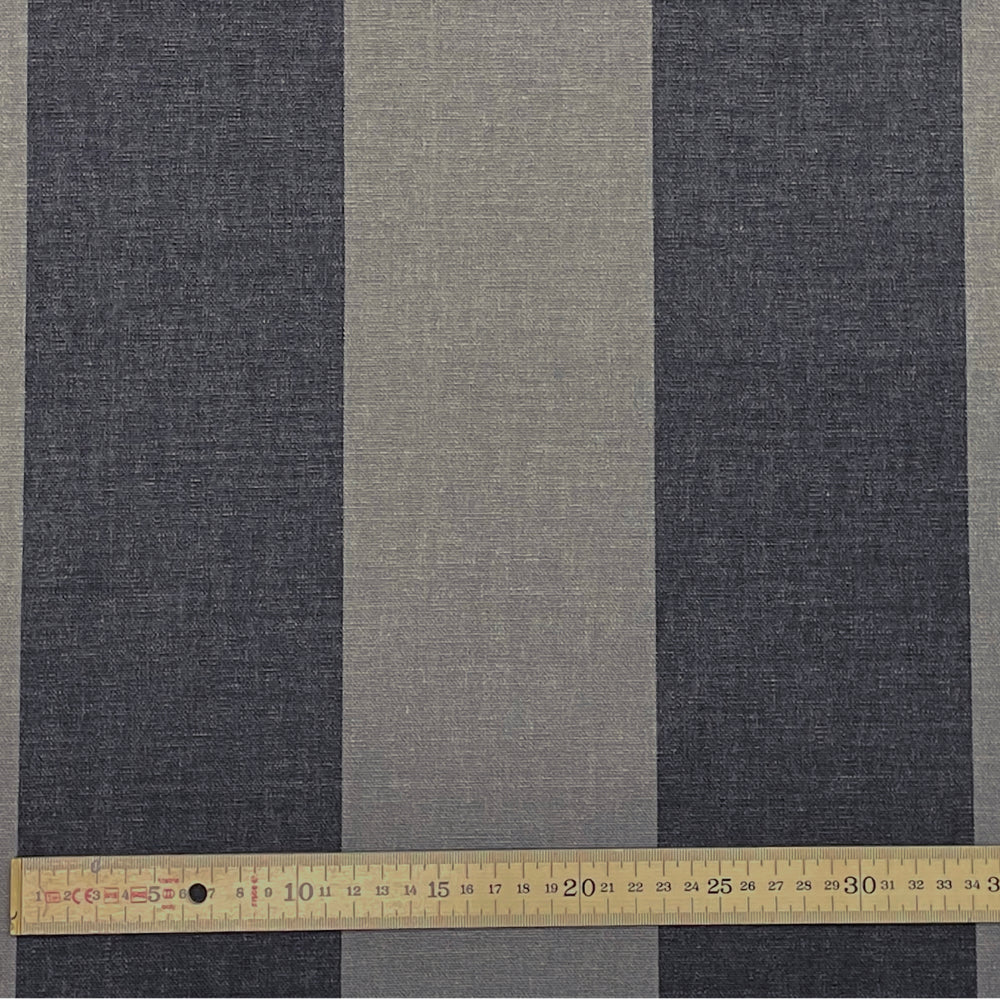 Romo Kirkby Design Izmir Midnight Room Stripe Fabric