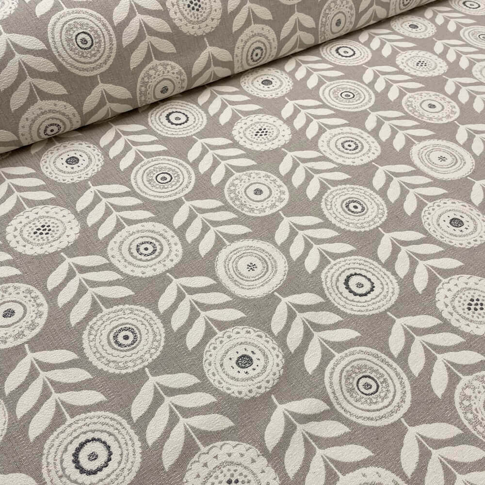 Voyage Cecilia Charcoal Room Fabric