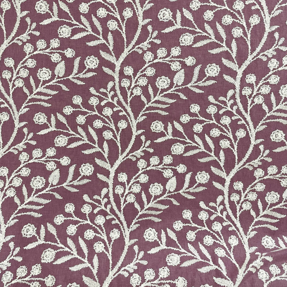 Voyage Dorney Damson Fabric