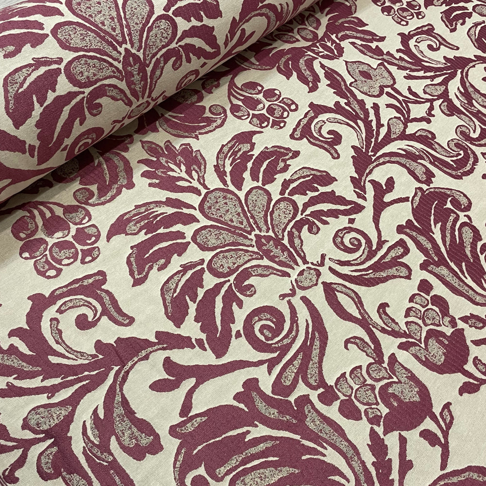 Voyage Maison Amapola Raspberry Room Fabric - Purple