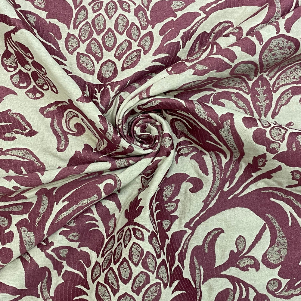 Voyage Maison Amapola Raspberry Room Fabric - Purple