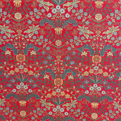 Barrington Morris Tapestry Red Fabric