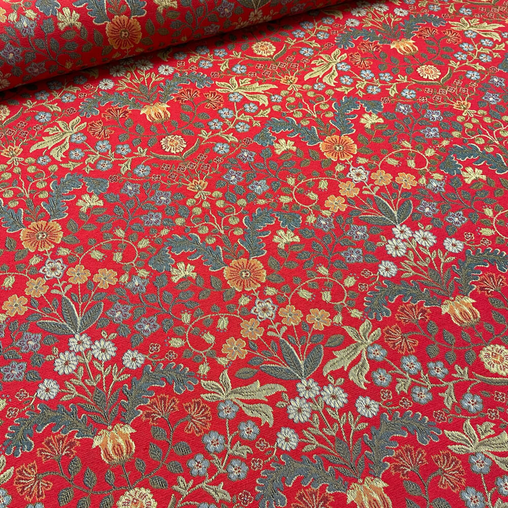 Barrington Morris Tapestry Red Room Fabric
