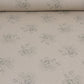 Vintage Floral Bouquet Grey Double Width Room Fabric