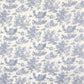 Mini French Toile De Jouy Blue Double Width Fabric