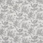 Mini French Toile De Jouy Charcoal Double Width Fabric