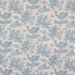 Mini French Toile De Jouy Teal Double Width Fabric