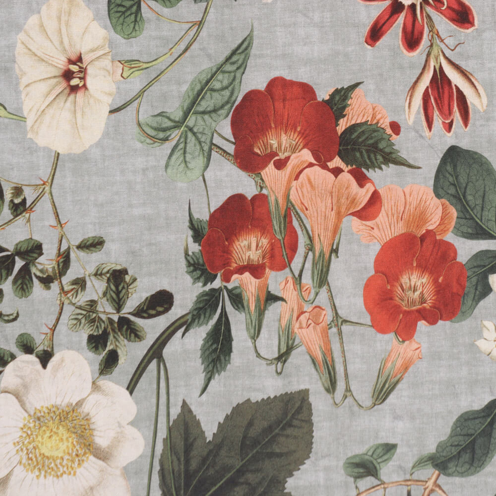Botany Floral Green Room Fabric