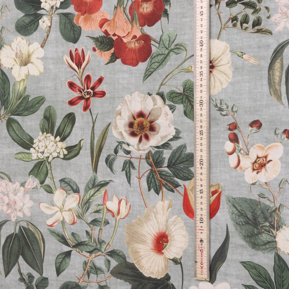 Botany Floral Green Room Fabric