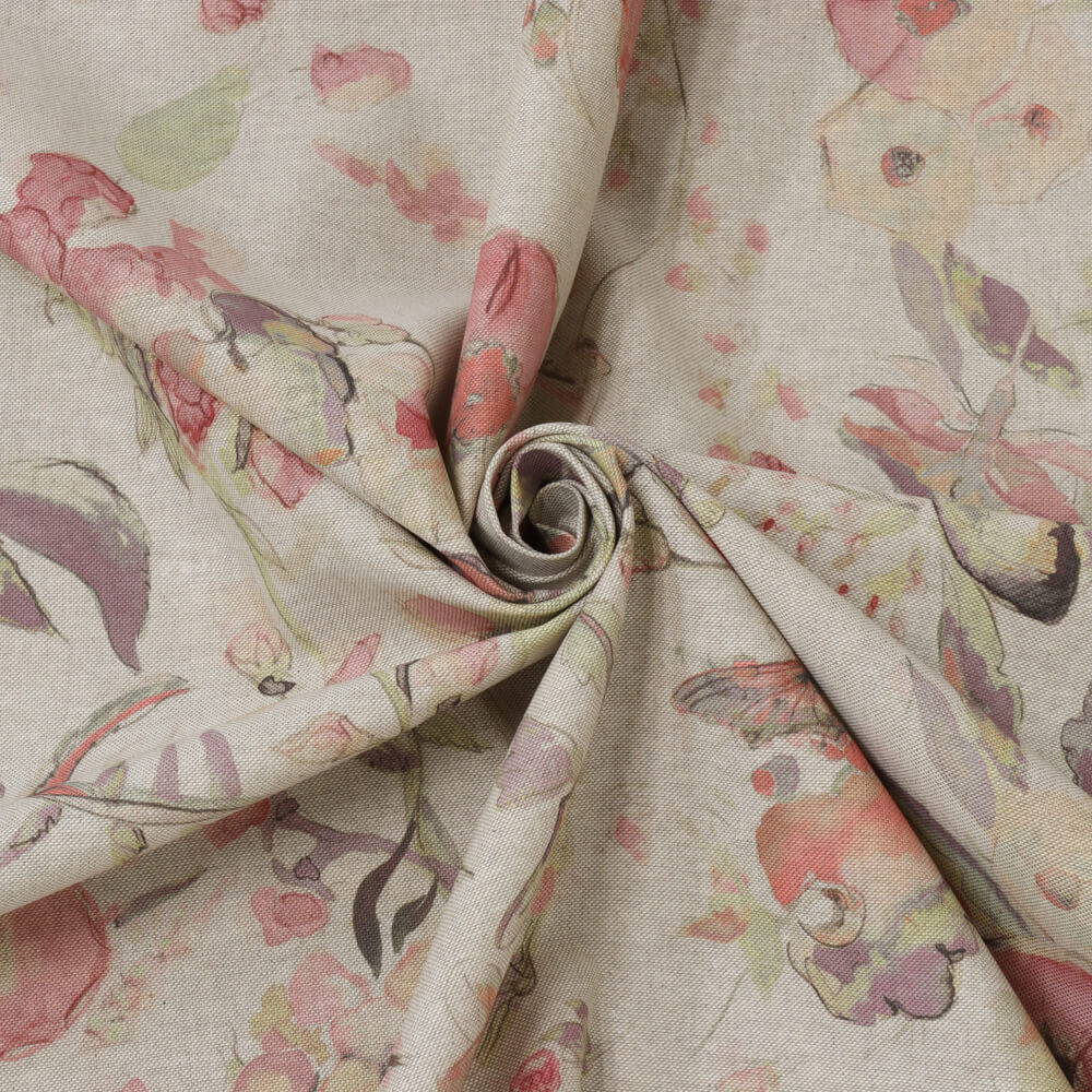 Melody Damson Room Fabric - Pink
