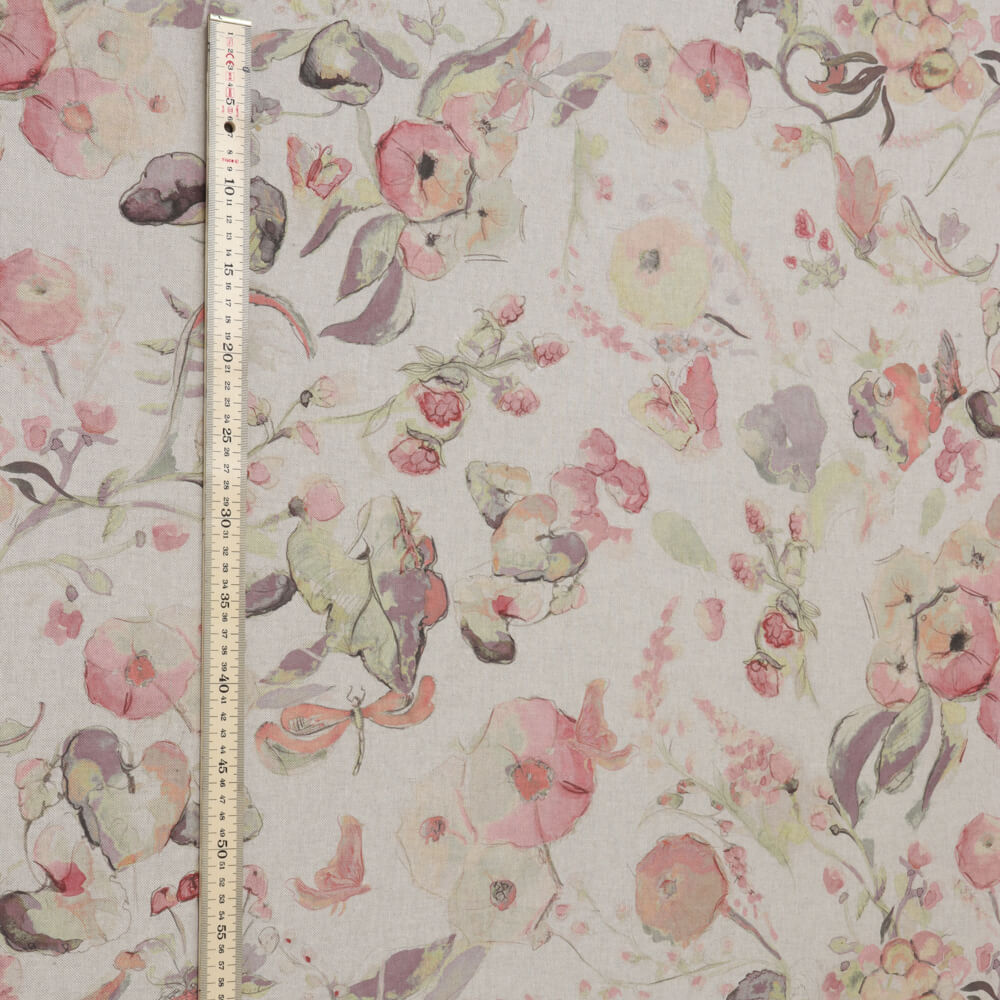 Melody Damson Room Fabric - Pink