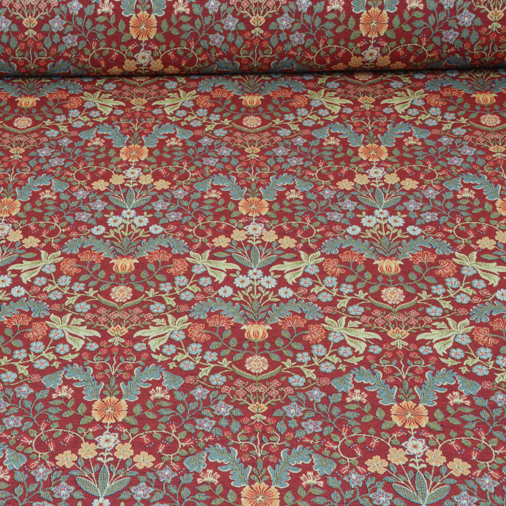 Barrington Morris Tapestry Claret Room Fabric