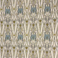 Jubilee Spring on Cream Double Width Fabric - Teal