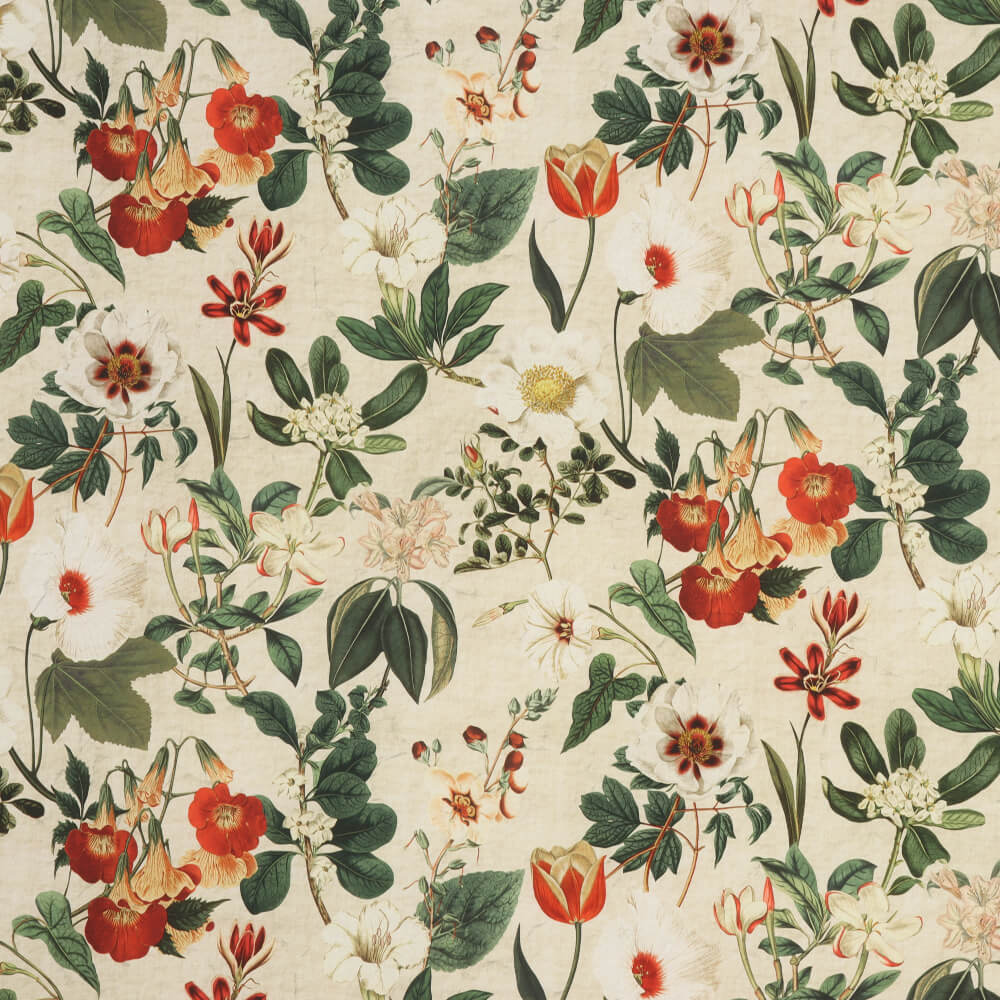 Botany Floral Cream Fabric