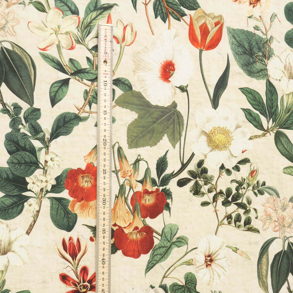 Botany Floral Cream Room Fabric