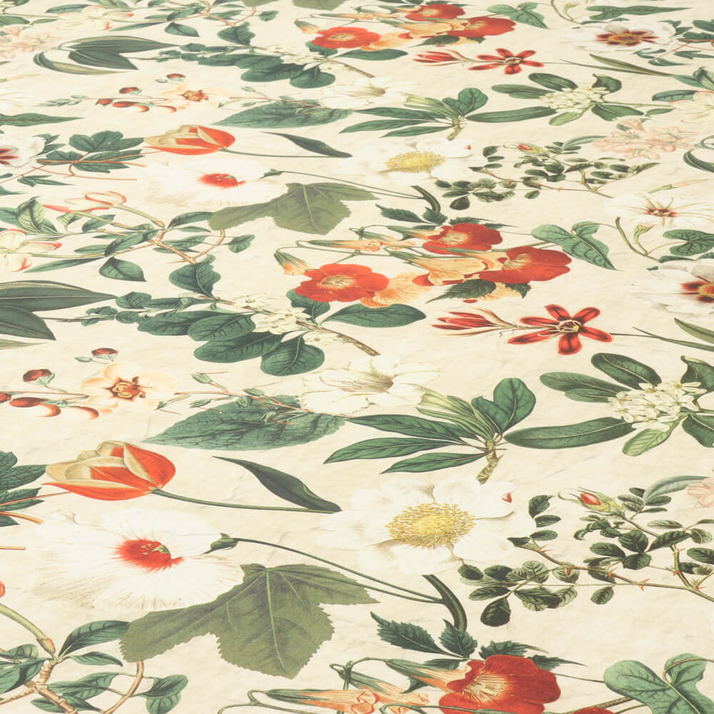 Botany Floral Cream Room Fabric