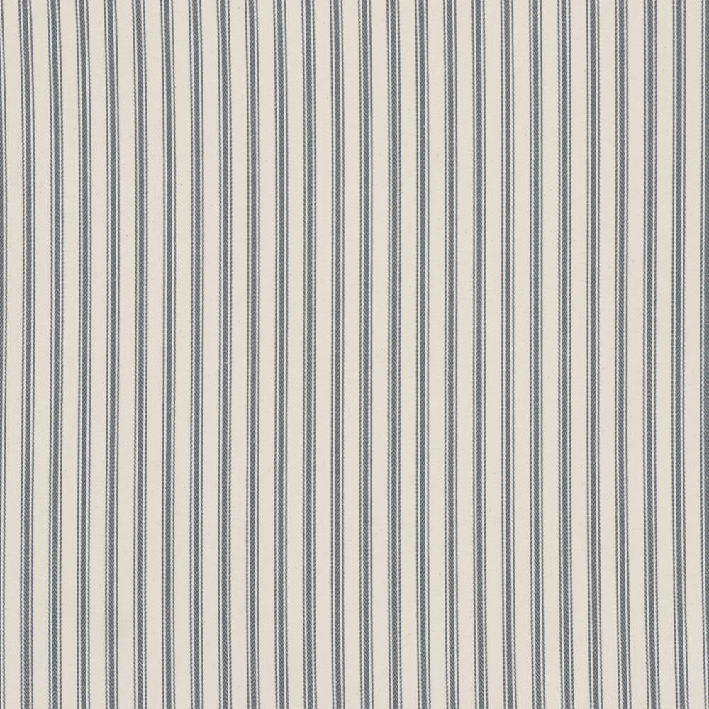 Kent Ticking Stripe Teal Fabric