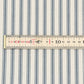 Kent Ticking Stripe Teal Room Fabric