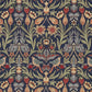 Strawberry Bird Tapestry Navy Room Fabric